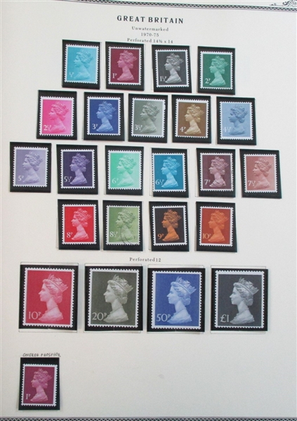 Great Britain 2 Volume Collection in Scott Albums (Est $120-150)