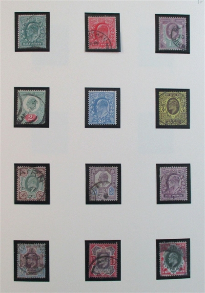 Great Britain 2 Volume Collection in Scott Albums (Est $120-150)