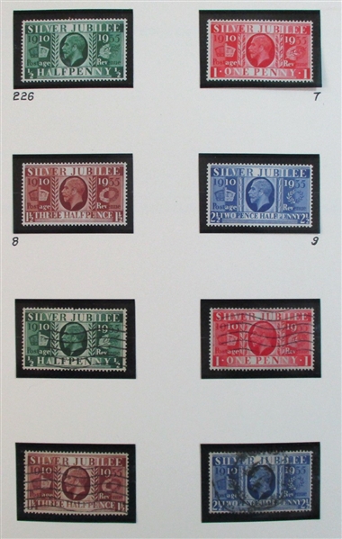 Great Britain 2 Volume Collection in Scott Albums (Est $120-150)
