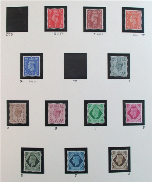 Great Britain 2 Volume Collection in Scott Albums (Est $120-150)