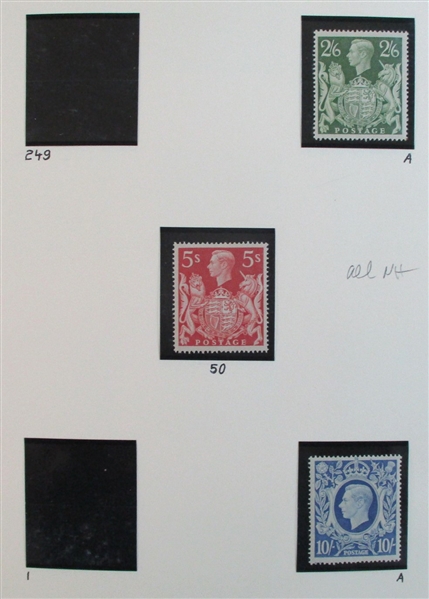 Great Britain 2 Volume Collection in Scott Albums (Est $120-150)