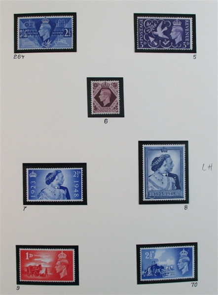 Great Britain 2 Volume Collection in Scott Albums (Est $120-150)
