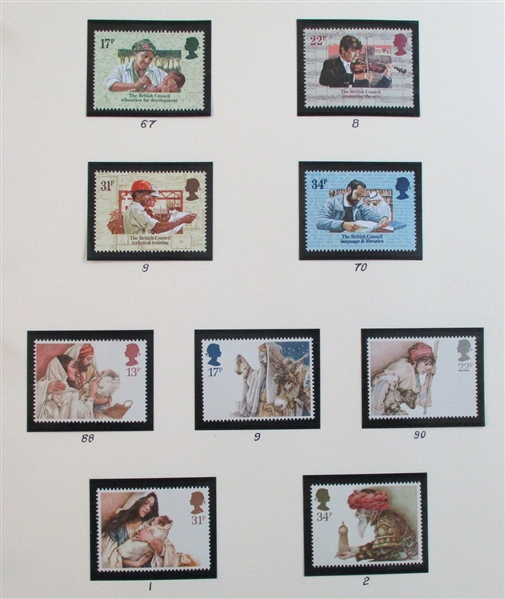 Great Britain 2 Volume Collection in Scott Albums (Est $120-150)