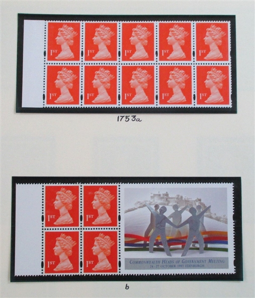 Great Britain 2 Volume Collection in Scott Albums (Est $120-150)