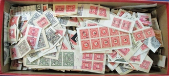 Stock Transfer and Documentary Stamps on Piece, 1000+ (Est $100-200)