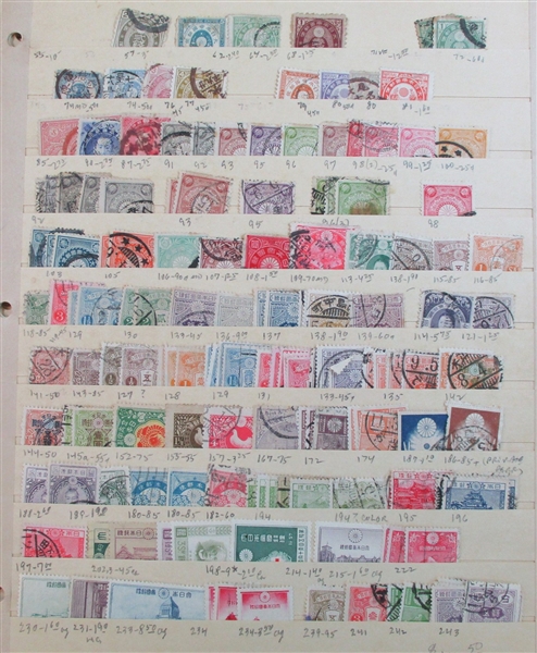 Japan Old-Tyme Dealer Stock (Est $400-500)