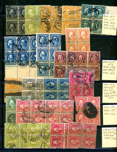 USA Vintage Used Blocks/Multiples (Est $90-120)