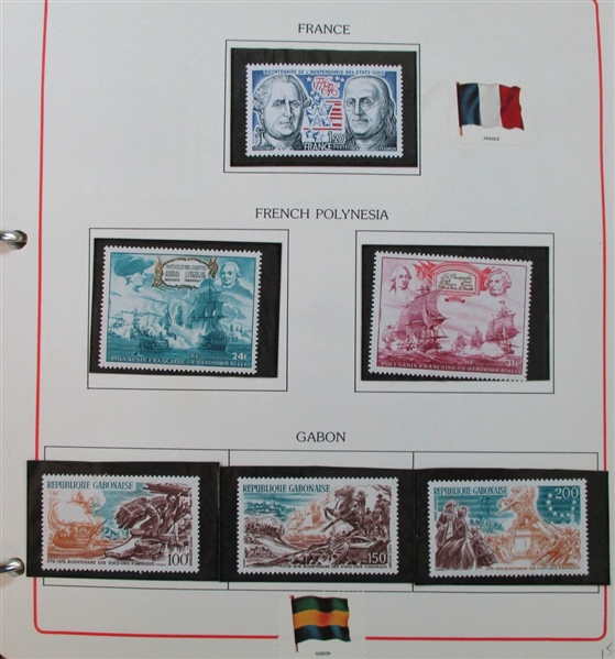 American Bicentennial Mint Collection in Herrick Album (Est $200-250)