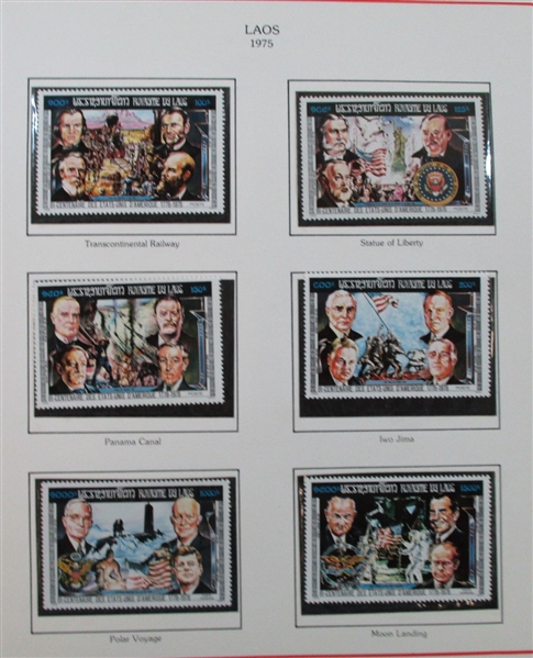 American Bicentennial Mint Collection in Herrick Album (Est $200-250)
