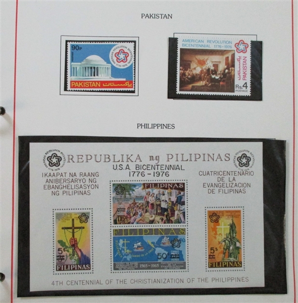 American Bicentennial Mint Collection in Herrick Album (Est $200-250)