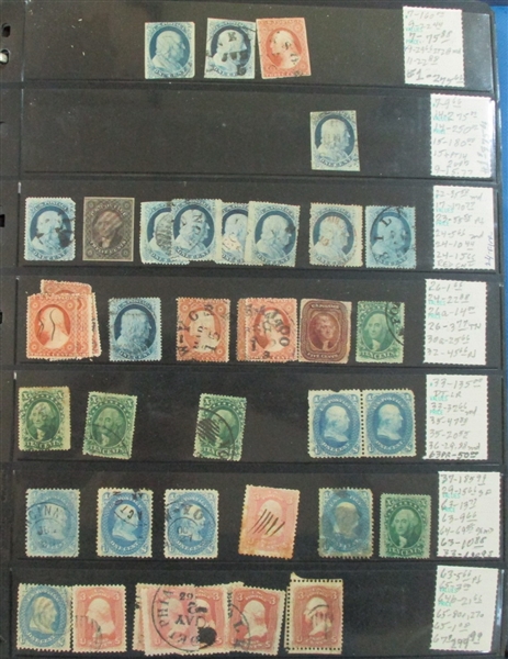 USA Mostly Used Hoard, High Catalog Value!  (Est $750-1000)