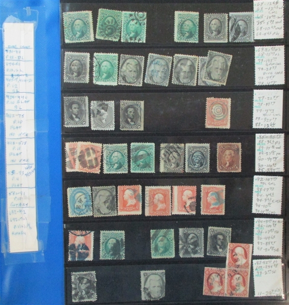 USA Mostly Used Hoard, High Catalog Value!  (Est $750-1000)