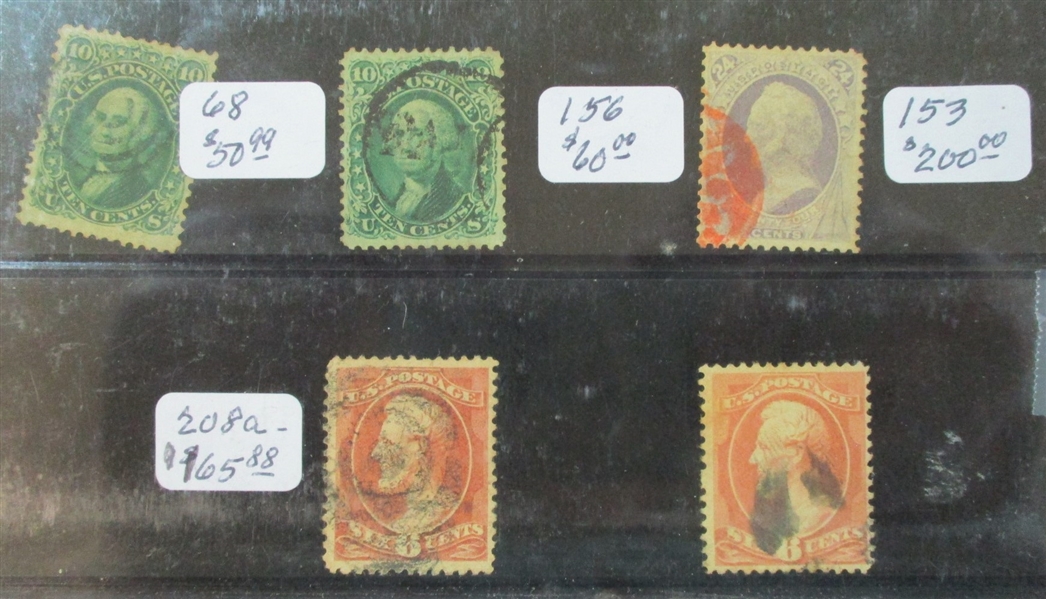 USA Mostly Used Hoard, High Catalog Value!  (Est $750-1000)