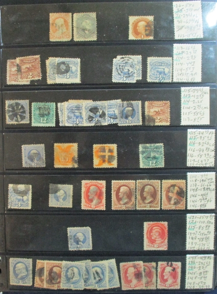 USA Mostly Used Hoard, High Catalog Value!  (Est $750-1000)