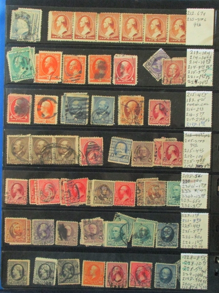 USA Mostly Used Hoard, High Catalog Value!  (Est $750-1000)
