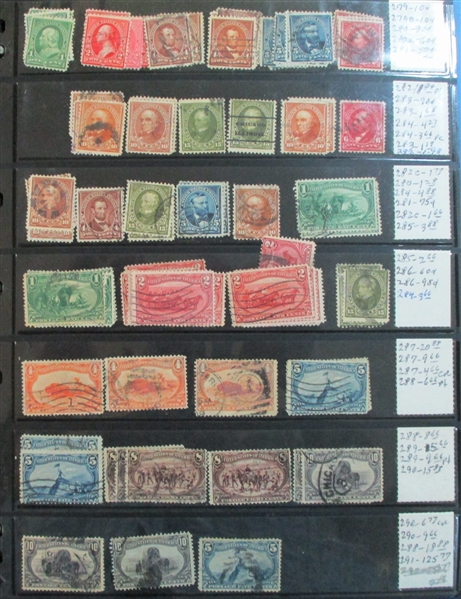 USA Mostly Used Hoard, High Catalog Value!  (Est $750-1000)