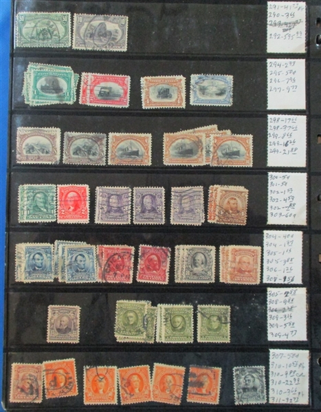 USA Mostly Used Hoard, High Catalog Value!  (Est $750-1000)