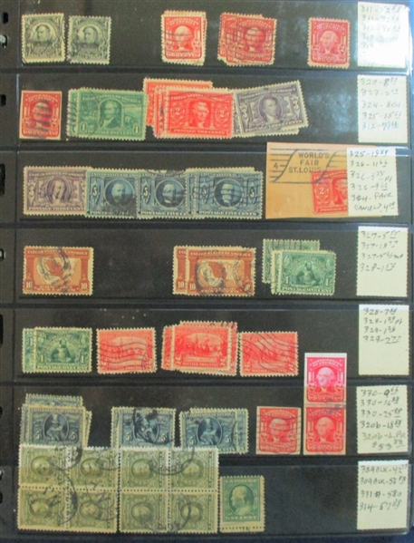 USA Mostly Used Hoard, High Catalog Value!  (Est $750-1000)