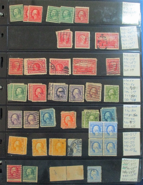 USA Mostly Used Hoard, High Catalog Value!  (Est $750-1000)