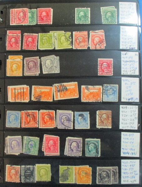 USA Mostly Used Hoard, High Catalog Value!  (Est $750-1000)
