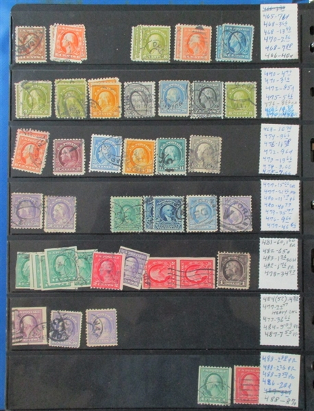USA Mostly Used Hoard, High Catalog Value!  (Est $750-1000)