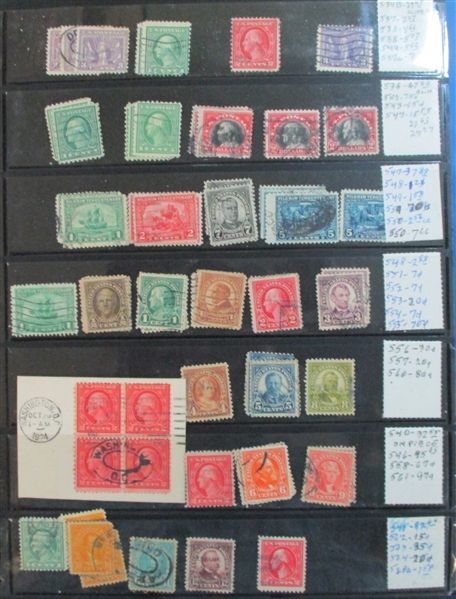USA Mostly Used Hoard, High Catalog Value!  (Est $750-1000)