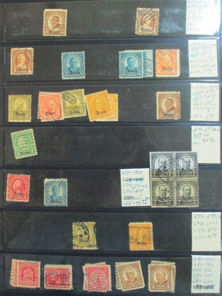 USA Mostly Used Hoard, High Catalog Value!  (Est $750-1000)