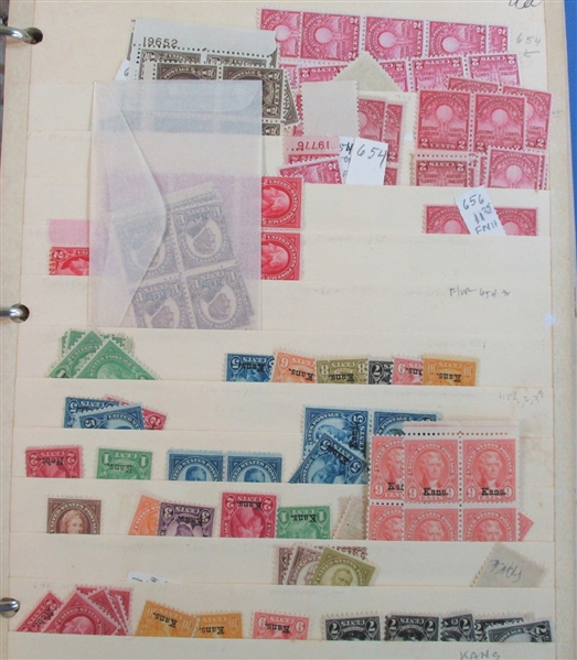 USA Massive Mint Accumulation on Stockpages to 1930's (Est $500-600)