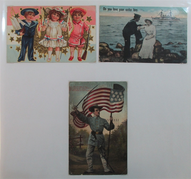 Postcards in Album, About 300 (Est $100-150)