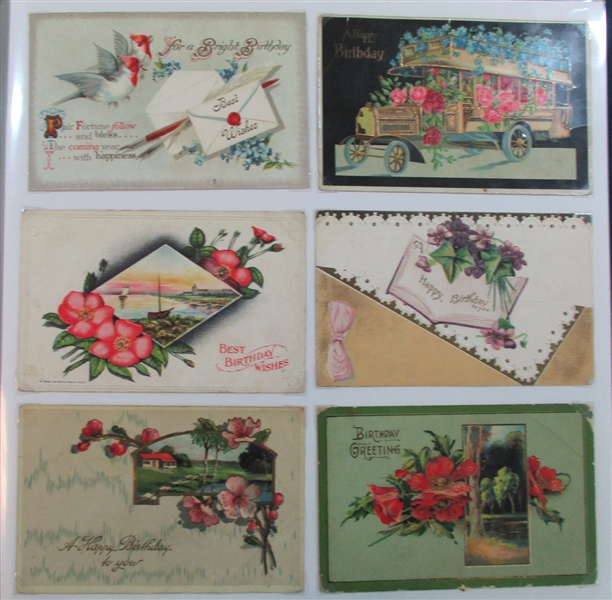 Postcards in Album, About 300 (Est $100-150)