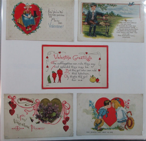 Postcards in Album, About 300 (Est $100-150)