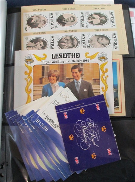 Large 1981 Royal Wedding Mint Collection (Est $500-600)