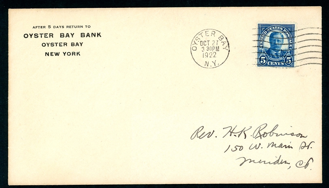 USA Scott 557 First Day Cover, Oyster Bay, NY Cancel (SCV $2000)