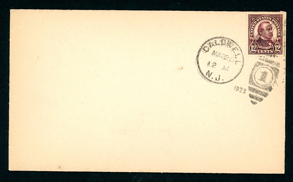 USA Scott 564 First Day Cover, Caldwell NJ Cancel, 12¢ Cleveland (SCV $2300)