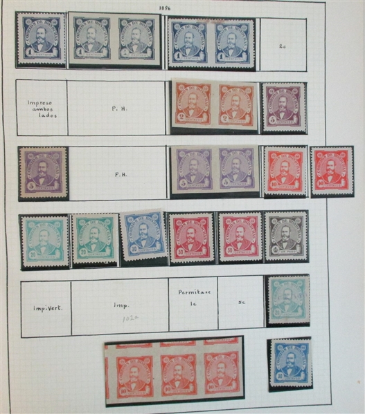 Honduras Pre-1940 Specialized Collection (Est $500-800)