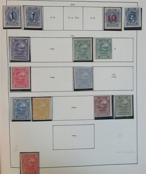 Honduras Pre-1940 Specialized Collection (Est $500-800)