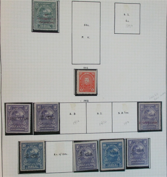 Honduras Pre-1940 Specialized Collection (Est $500-800)