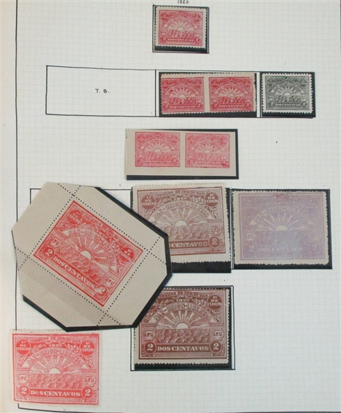 Honduras Pre-1940 Specialized Collection (Est $500-800)