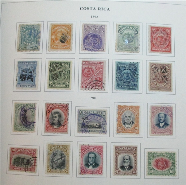 Costa Rica Used Collection to 1993 (Est $250-350)