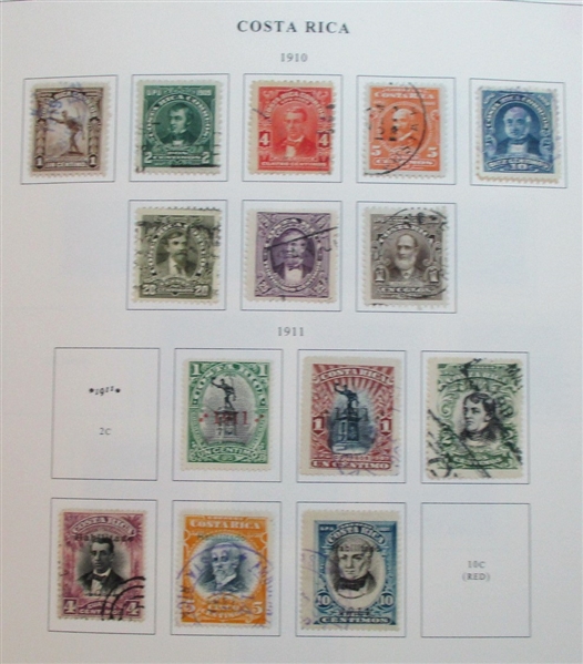 Costa Rica Used Collection to 1993 (Est $250-350)