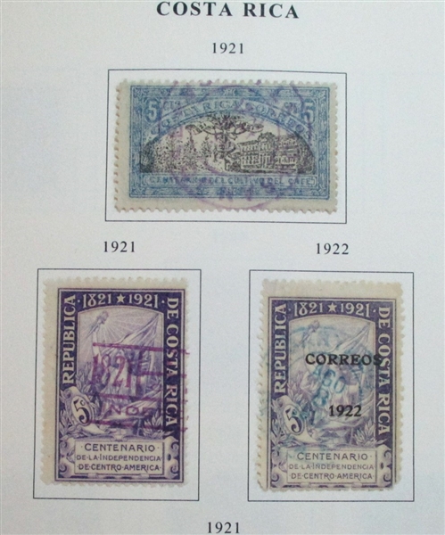 Costa Rica Used Collection to 1993 (Est $250-350)