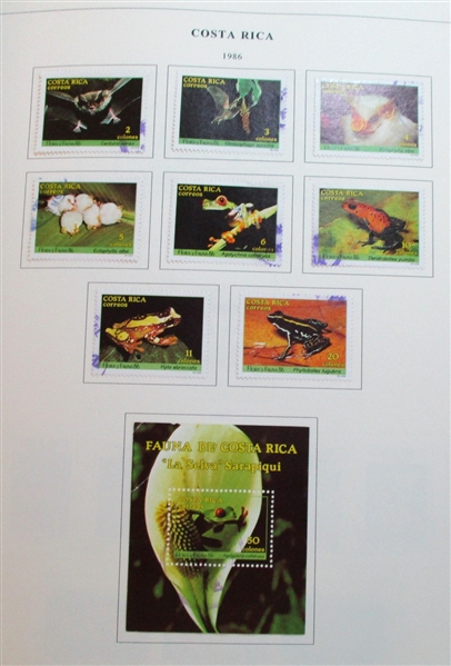 Costa Rica Used Collection to 1993 (Est $250-350)