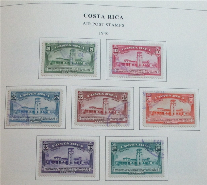 Costa Rica Used Collection to 1993 (Est $250-350)