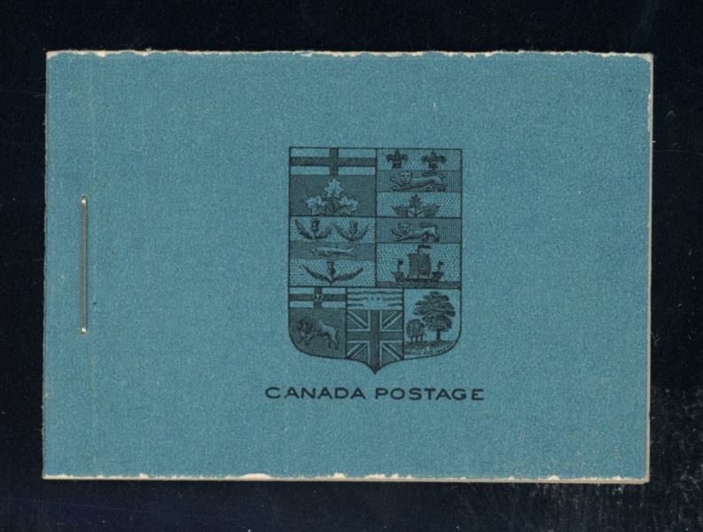 Canada Booklet BK10b Complete, 1923, with 3 Panes (UT $500)