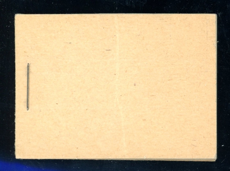 Canada Booklet BK13a Complete, 1929, Blank Cover (UT $800)