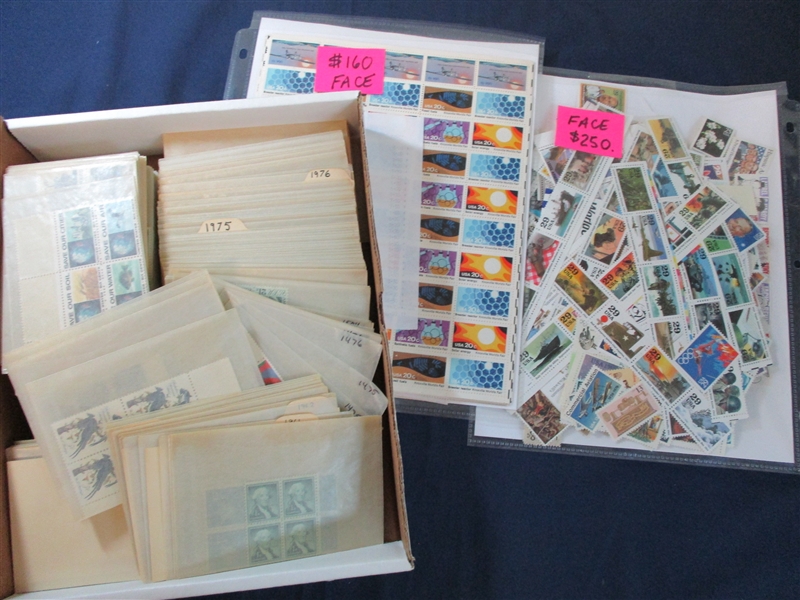 USA Postage - Part Sheets and Scrap (Face $600+)