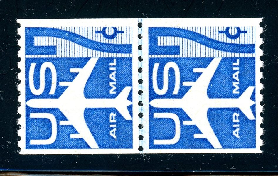 USA Scott C52 MNH Joint Line Pair, Small Holes, F-VF (SCV $200)