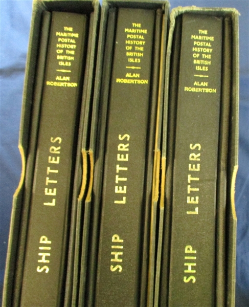 A History of the Ship Letters of the British Isles, 3 Volumes, Alan Robertson (Est $250-300)