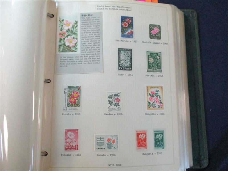 Flower/Plant Topical Stamp and Cover Collection (Est $50-80)