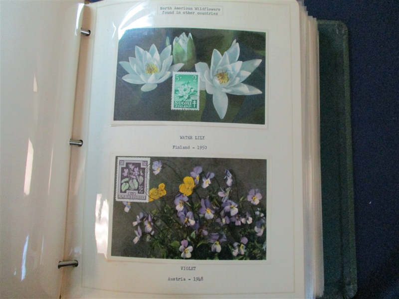 Flower/Plant Topical Stamp and Cover Collection (Est $50-80)